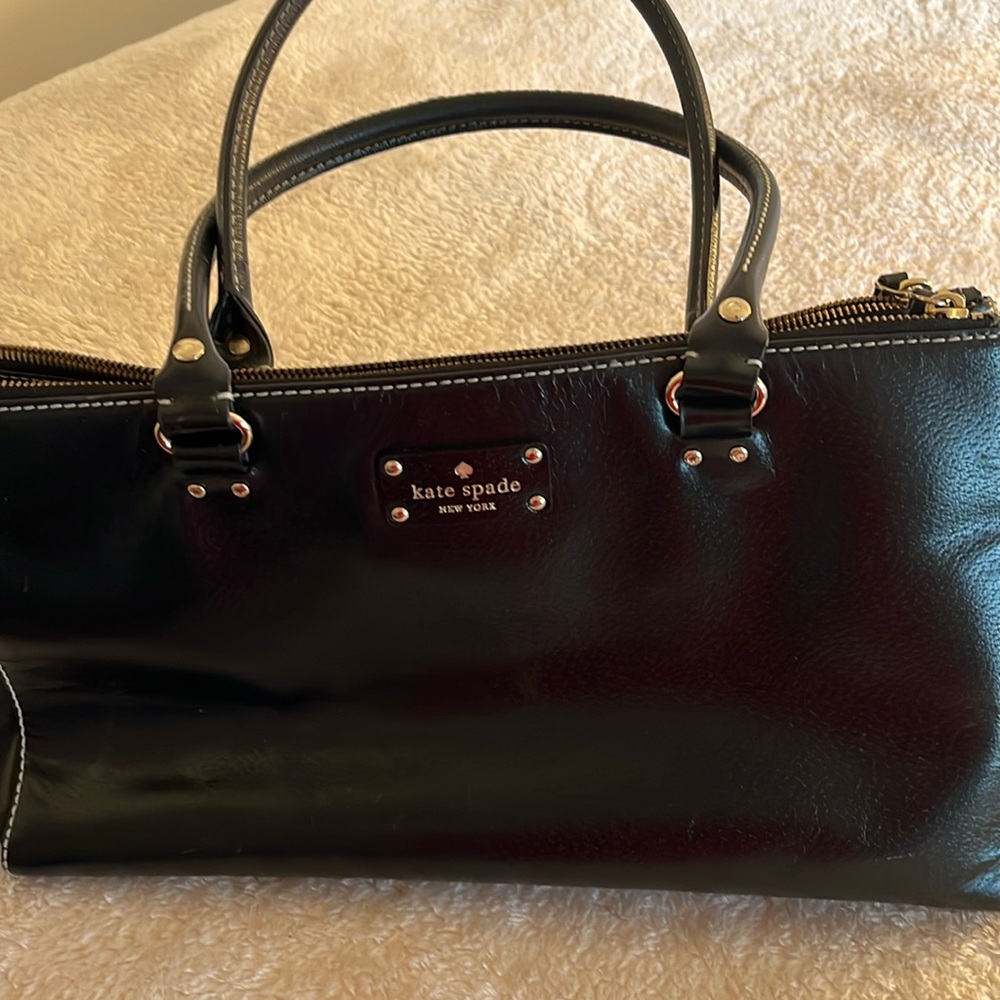 Kate Spade black leather purse
